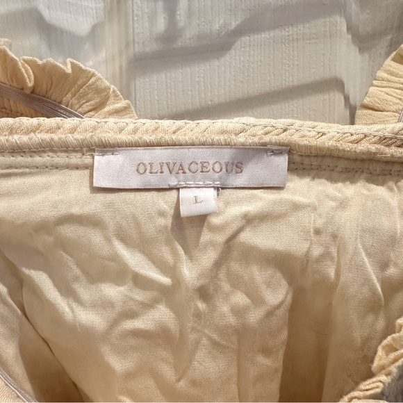 OLIVACEOUS YELLOW MINI SKIRT - Picture 2 of 2